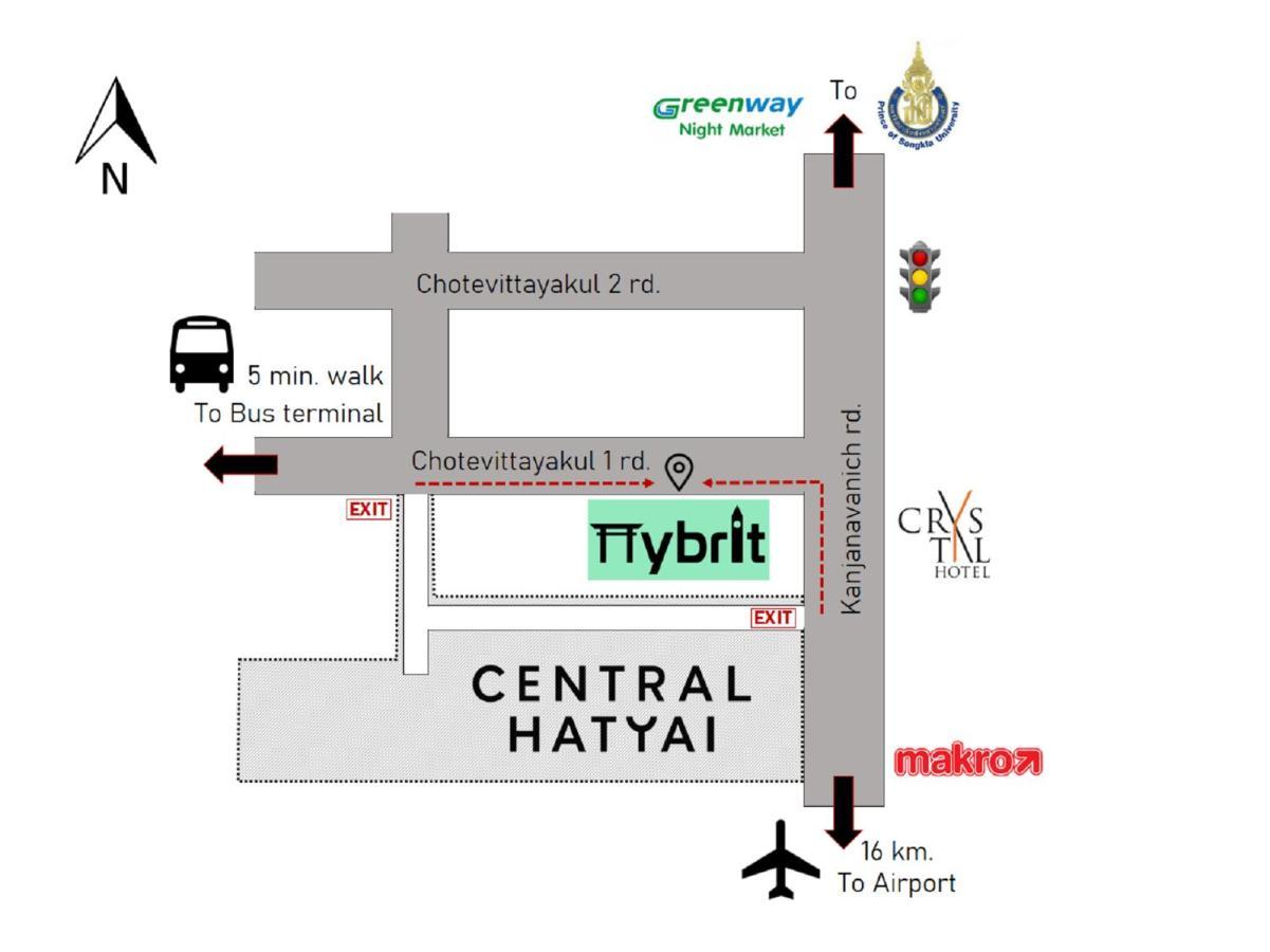 Hybrit Hostel&Cafe Hat Yai Exteriér fotografie